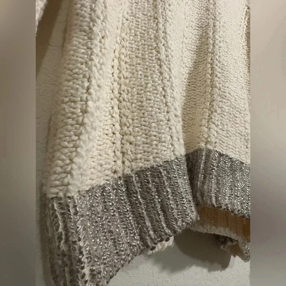 Anthropologie MOTH Cream Knit Wool Blend Round Neck Long Sleeve Sweater Size M - Picture 5 of 10